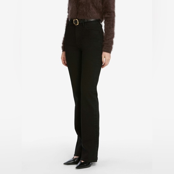 FRAME The Arrow Bootcut Jeans in Black - Picture 3 of 9